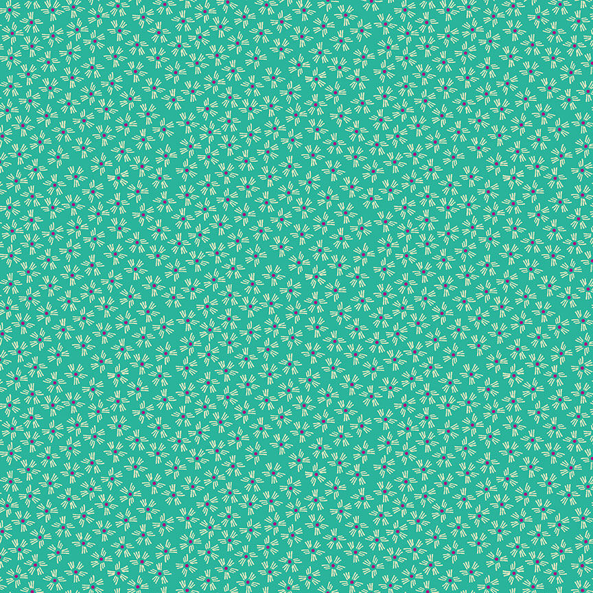 Henna Dash Flower Turquoise image 0