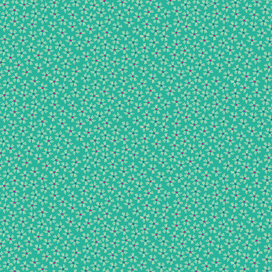 Henna Dash Flower Turquoise image 0