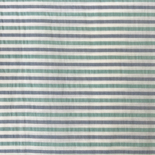 Cotton and Viscose seersucker stripe image 0