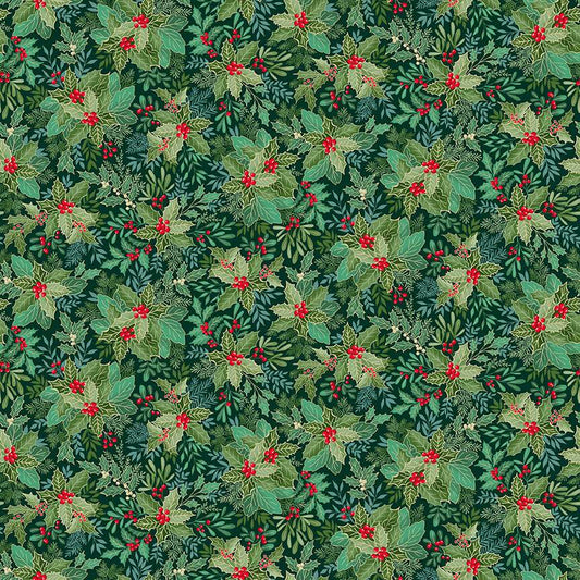 Good Tidings Holly Dark Green by Makower