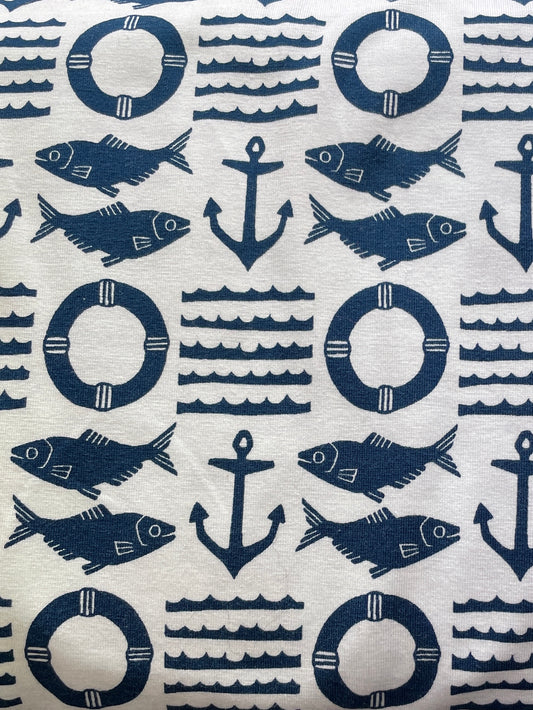 Organic jersey nautical  image 0