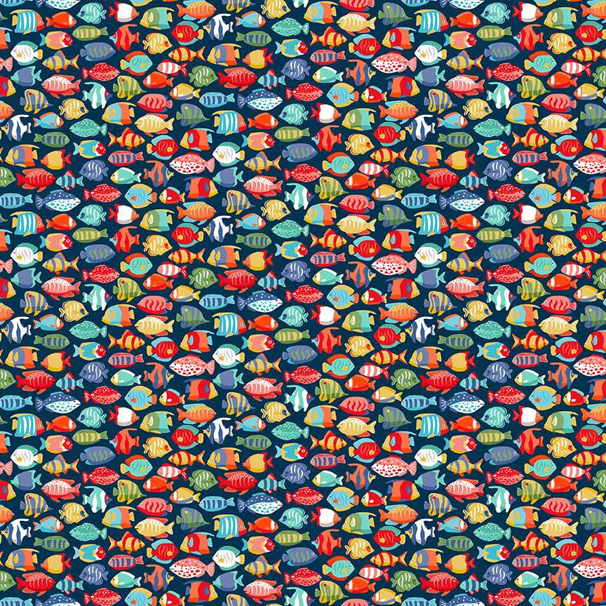 Deep Blue Sea Fish Shoal