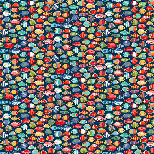 Deep Blue Sea Fish Shoal