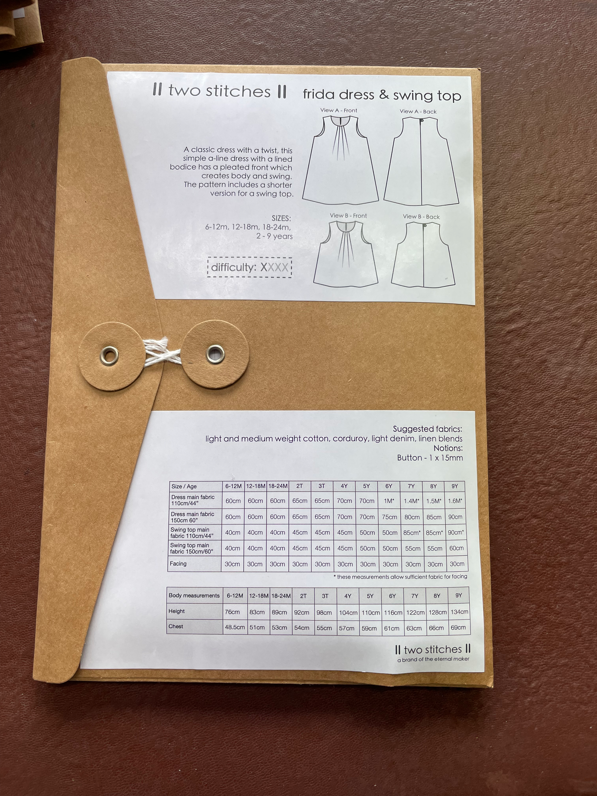 Frida dress and Swing Top by Two Stitches image 1