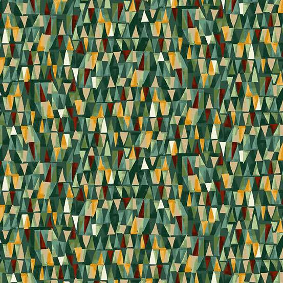 Golden by Makower - Geometric Green