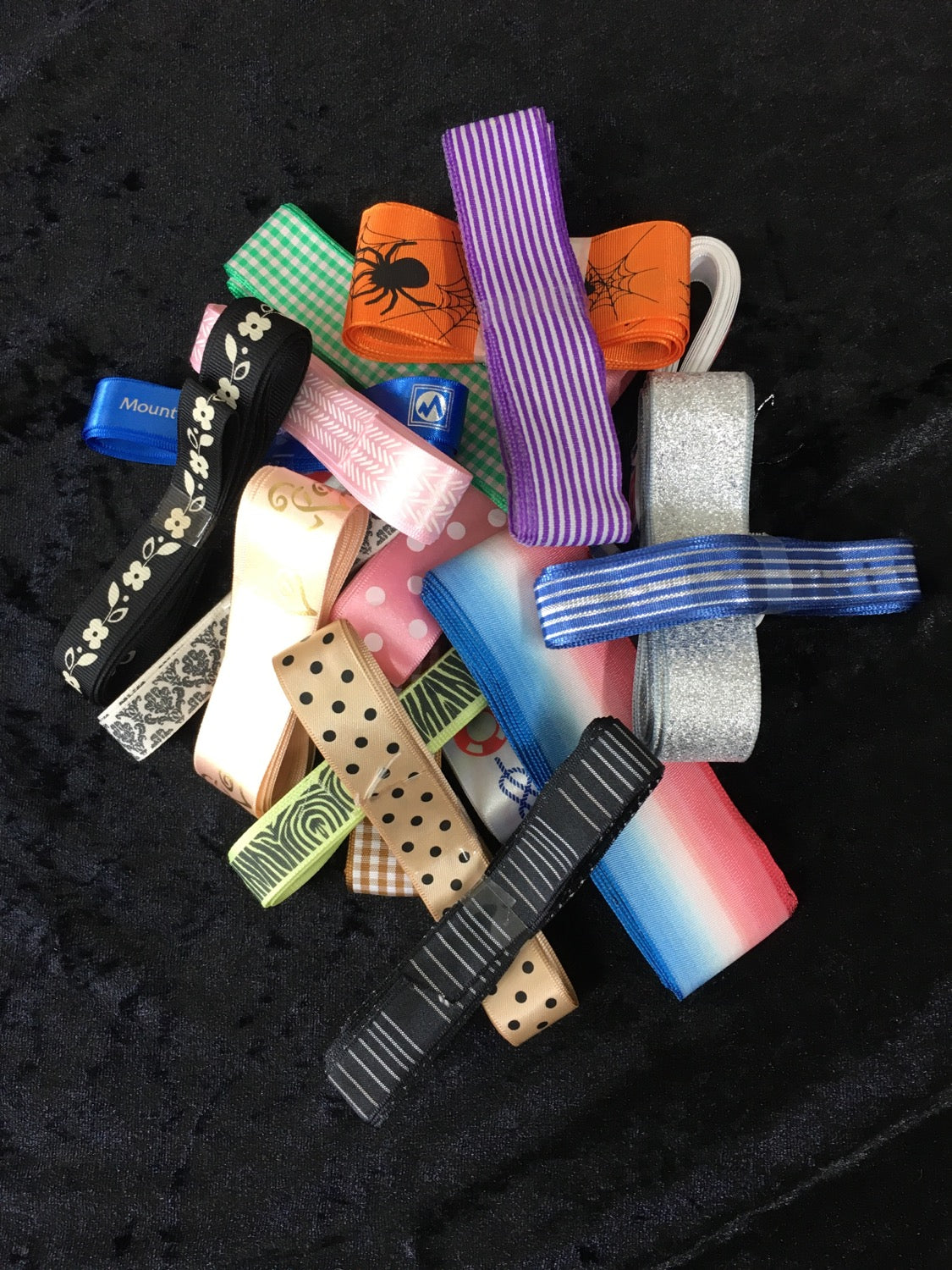 Patterned Ribbon Bundle 10 pieces image 0