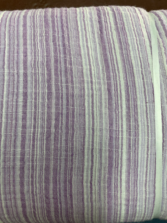 Gauze stripes lilac  image 0