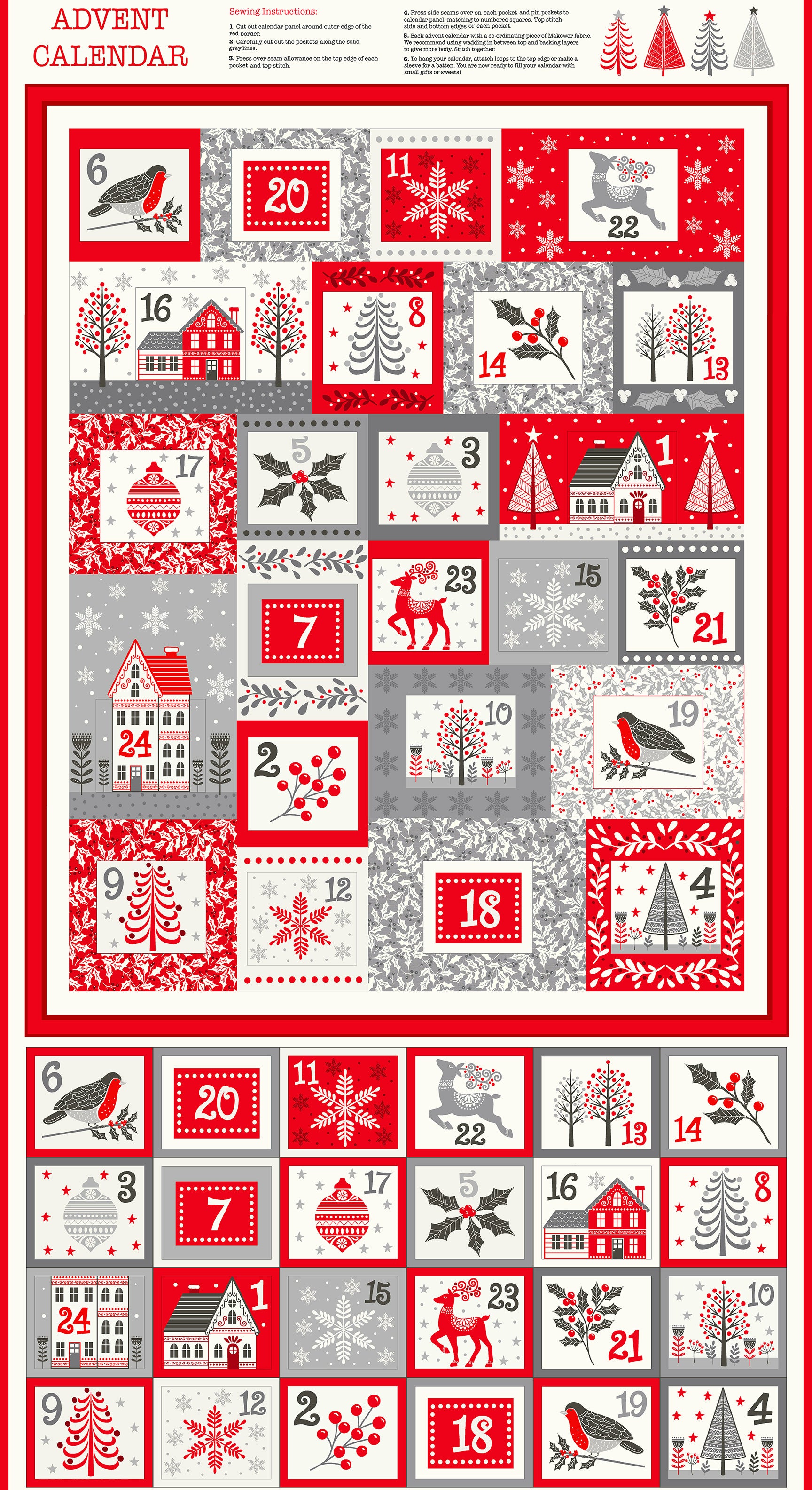 Scandi Advent - Red image 0