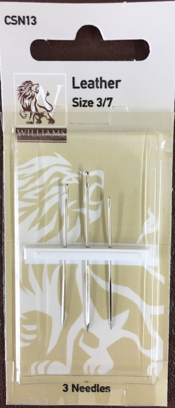 Leather Needles size 3-7 by Williams image 0