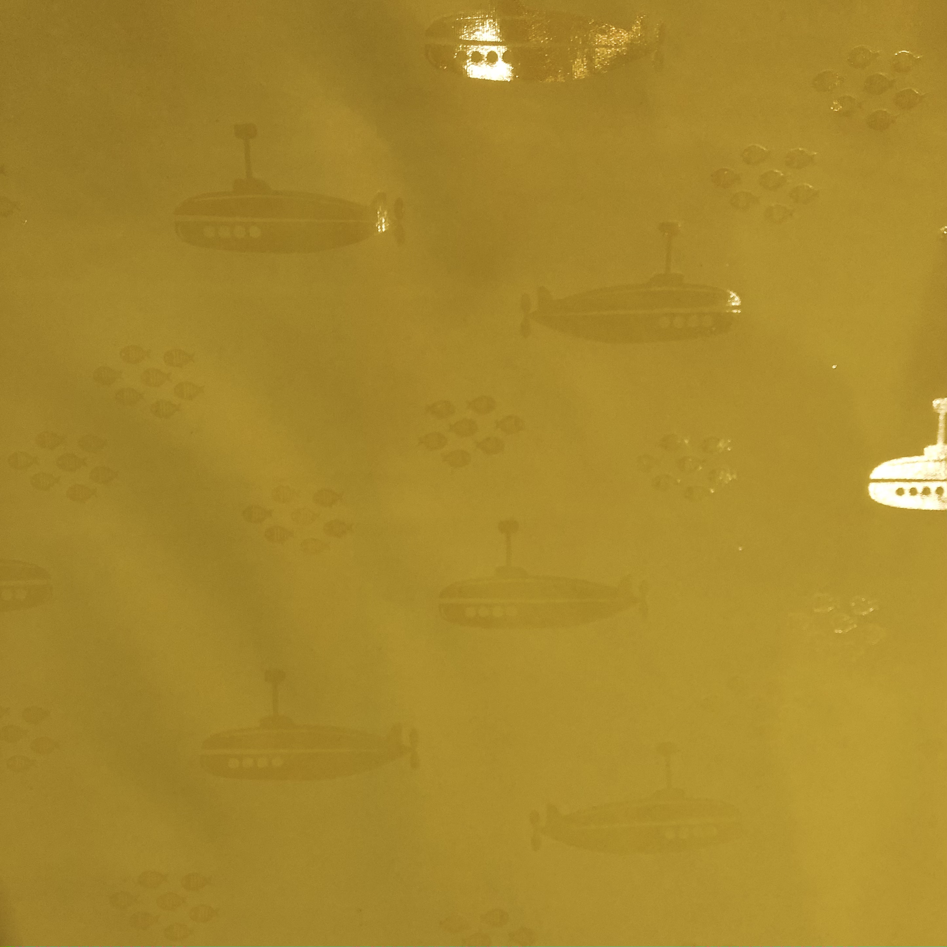 Yellow Submarine Raincoat Fabric image 0