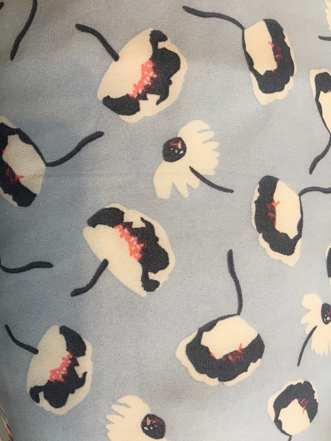 Polyester Crepe Georgette light blue image 0