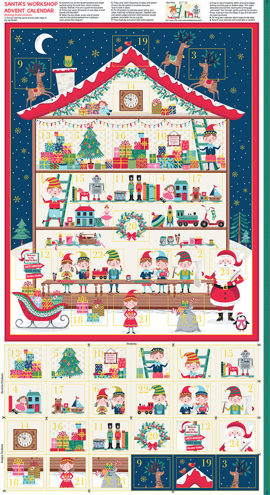Santas Workshop Advent Calendar Panel image 0