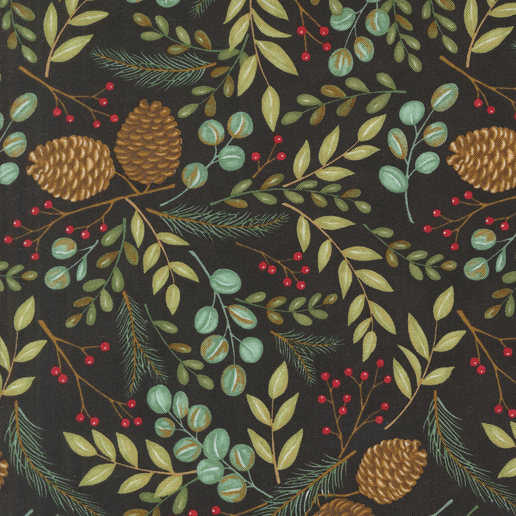 Winter Friends by Deb Strain for Moda - Charcoal Black