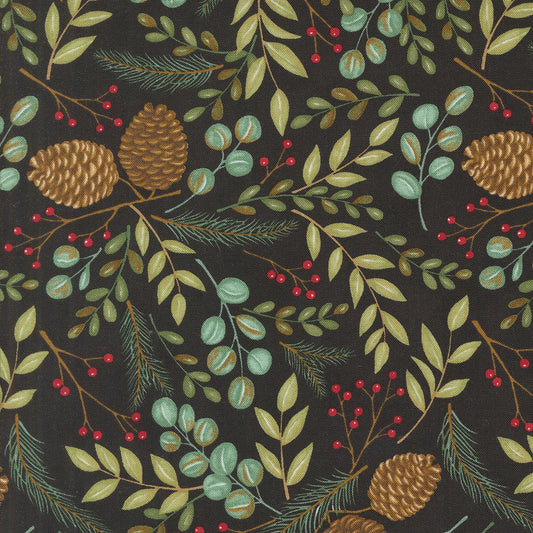 Winter Friends by Deb Strain for Moda - Charcoal Black
