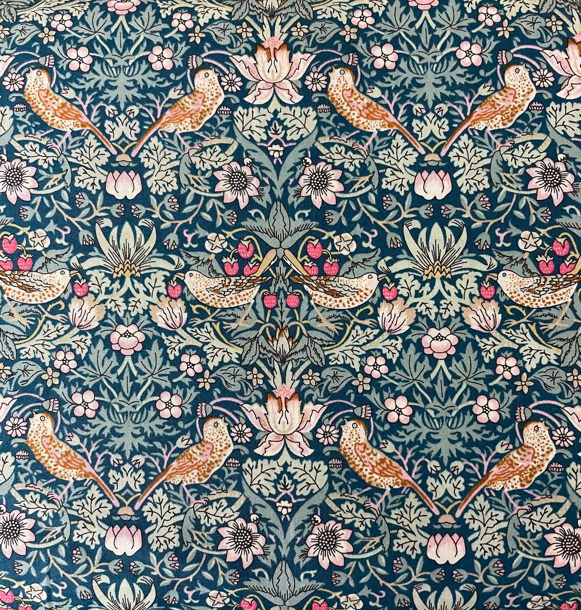 Strawberry Thief -Teal image 0