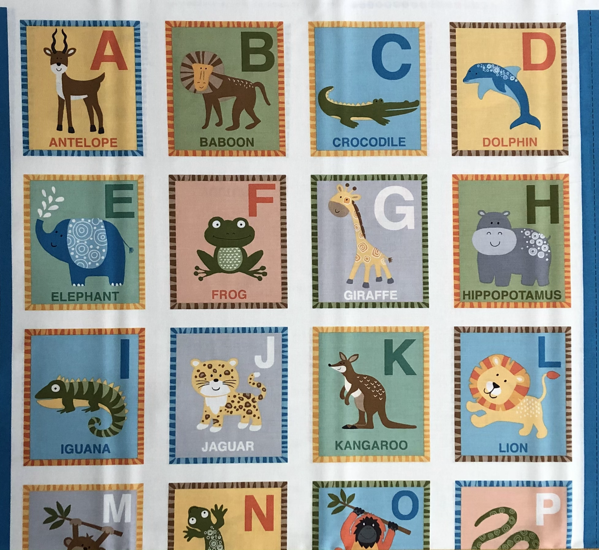 Jungle friends abc panel image 0