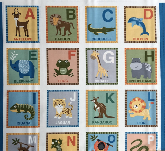 Jungle friends abc panel image 0