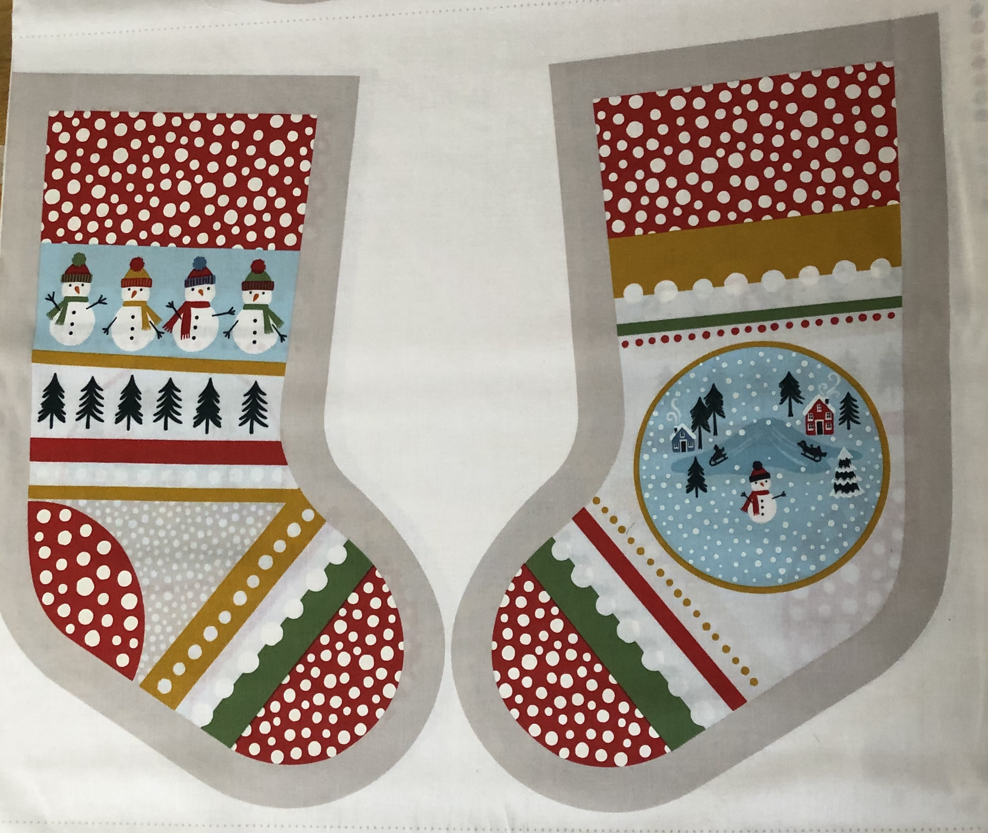 Snow Day Stockings - grey image 0