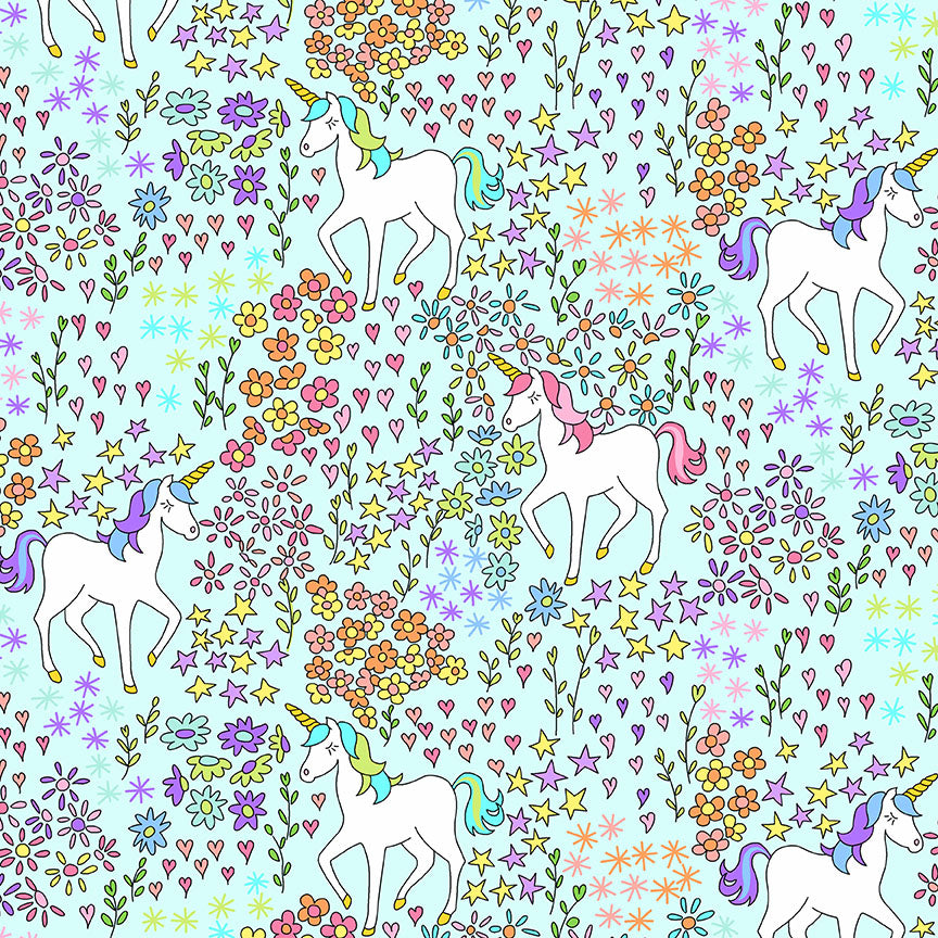 Believe Unicorn - Light Blue image 0