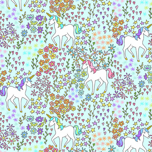 Believe Unicorn - Light Blue image 0