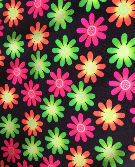 Bright daisy swimwear fabric  image 0