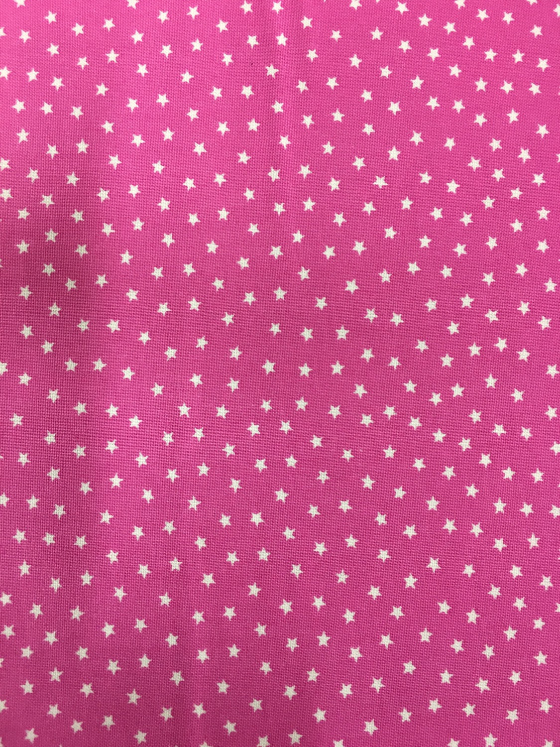 Makower Star Bright.Hot Pink image 0