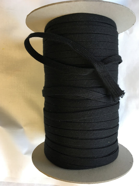 8mm corset lacing ... Black image 0