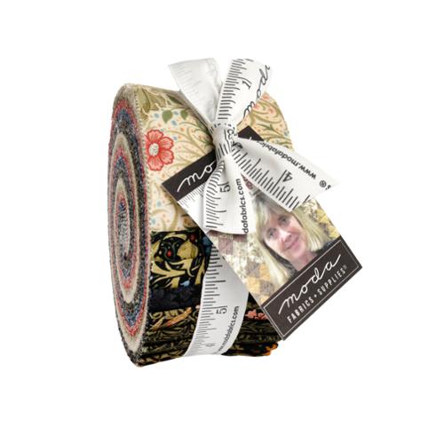 Morris Muse by Barbara Brackman for Moda - Jelly Roll