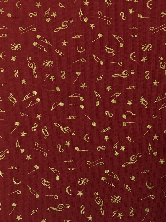 Metallic notes - Red image 0