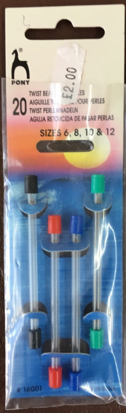 Twist Beading needles by Pony 6/12 image 0