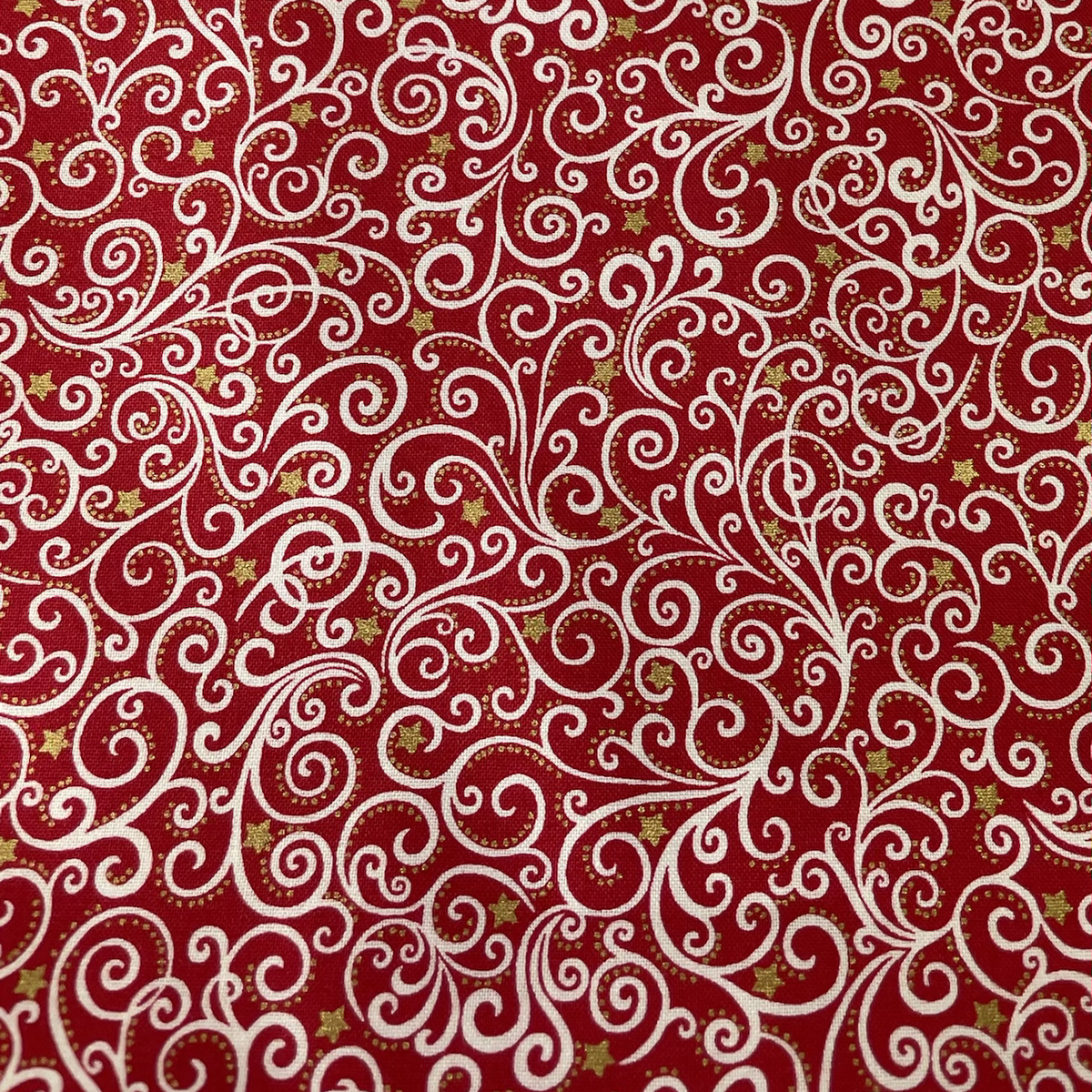 Scandi Scroll Red image 0