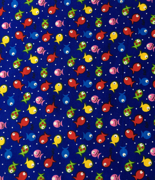 Needlecord Blue with Fish image 0