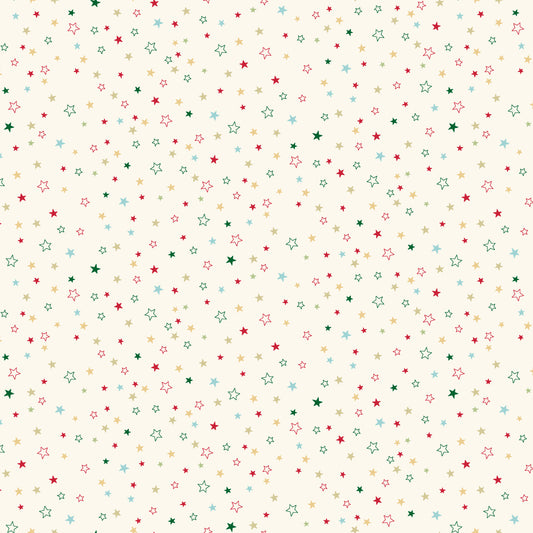 Cosy Christmas Stars - Cream image 0