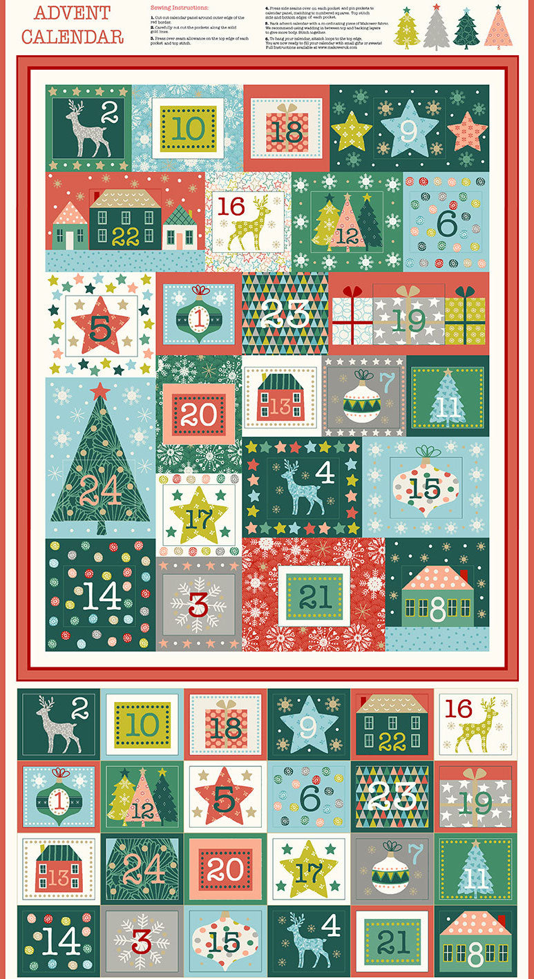 Merry Advent Calendar Panel image 0