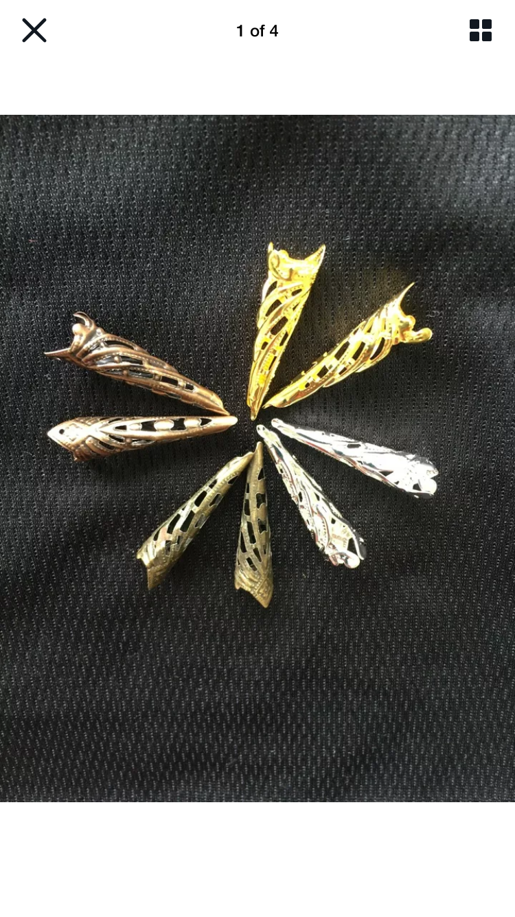 Filigree twist aglets image 0