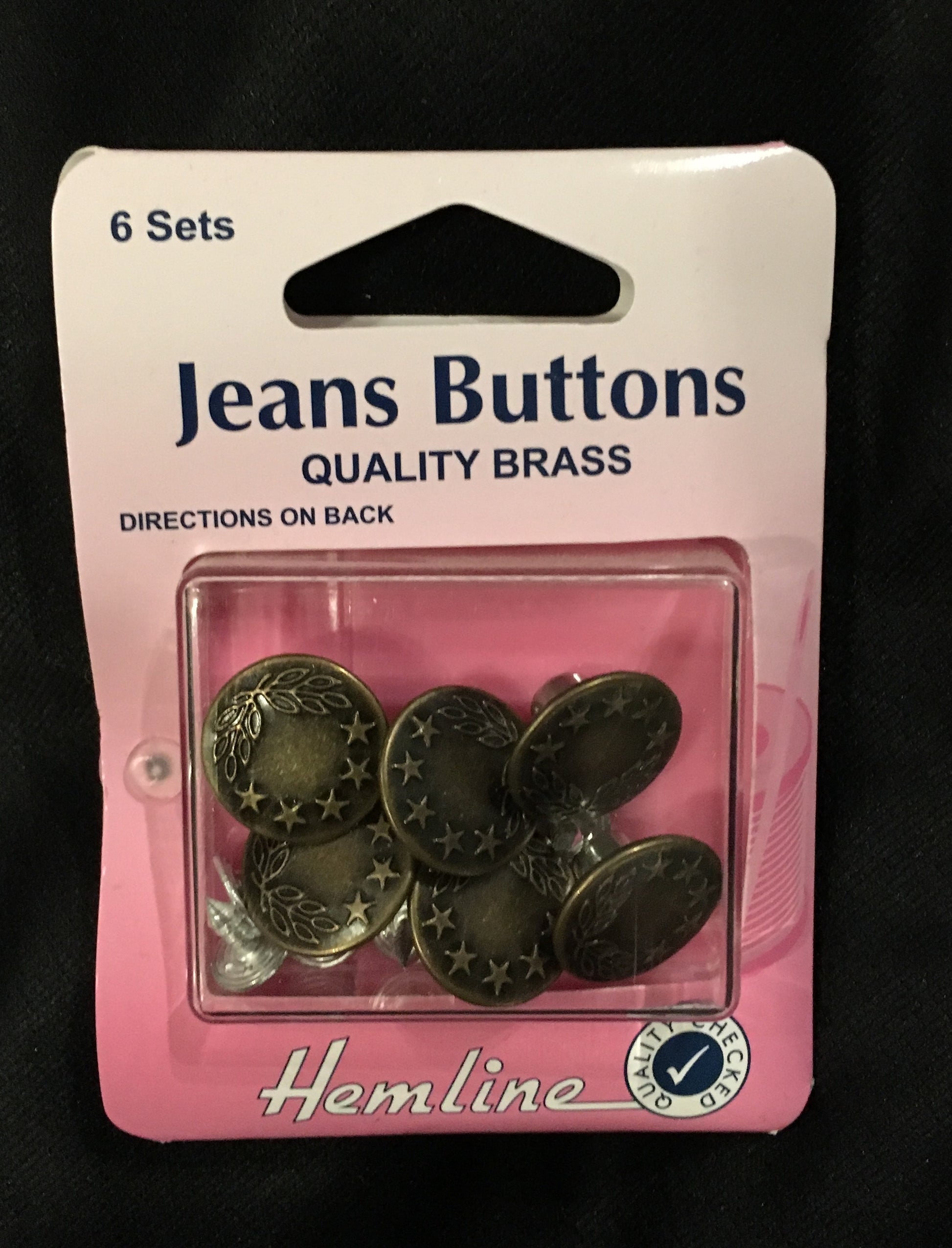 Hemline jeans buttons image 0