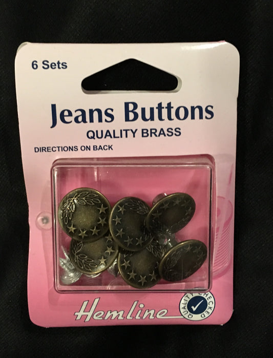 Hemline jeans buttons image 0