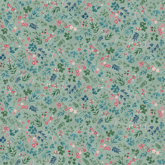 Kasumi Cherry Blossom - Teal image 0