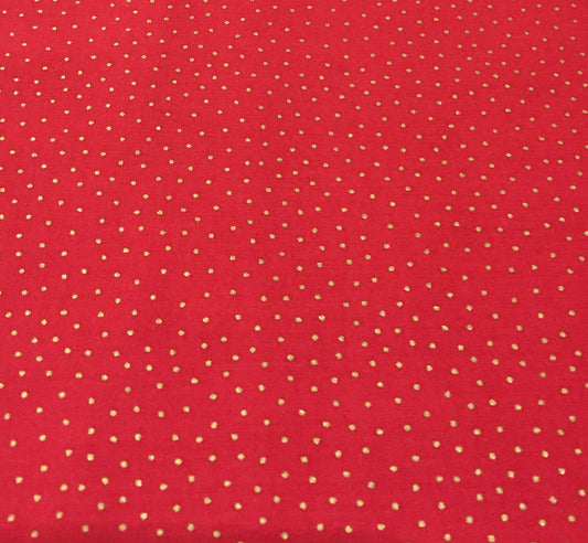 Makower Yuletide Spot Red image 0