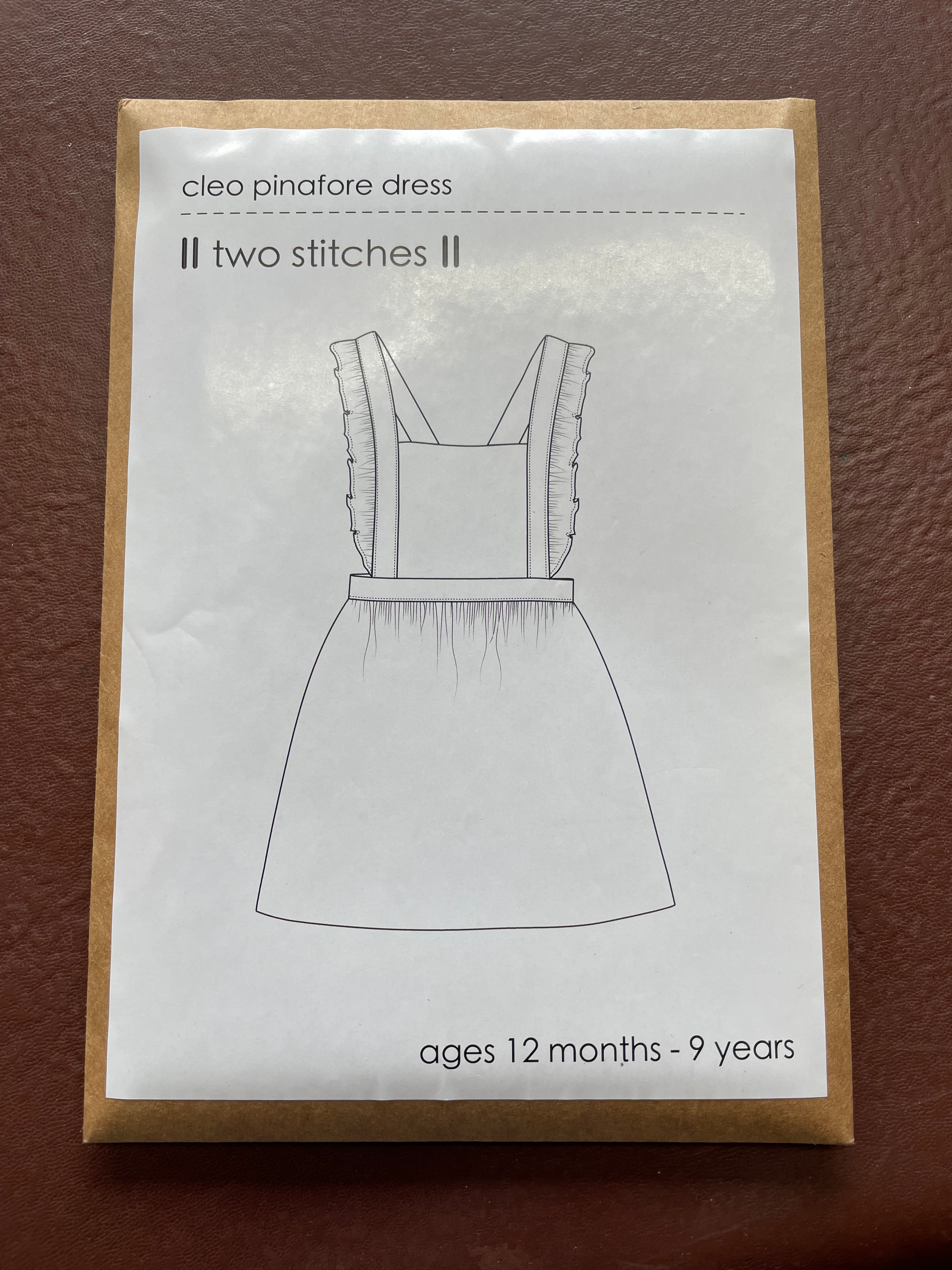 Cleo Pinafore Dress by Two Stitches image 0