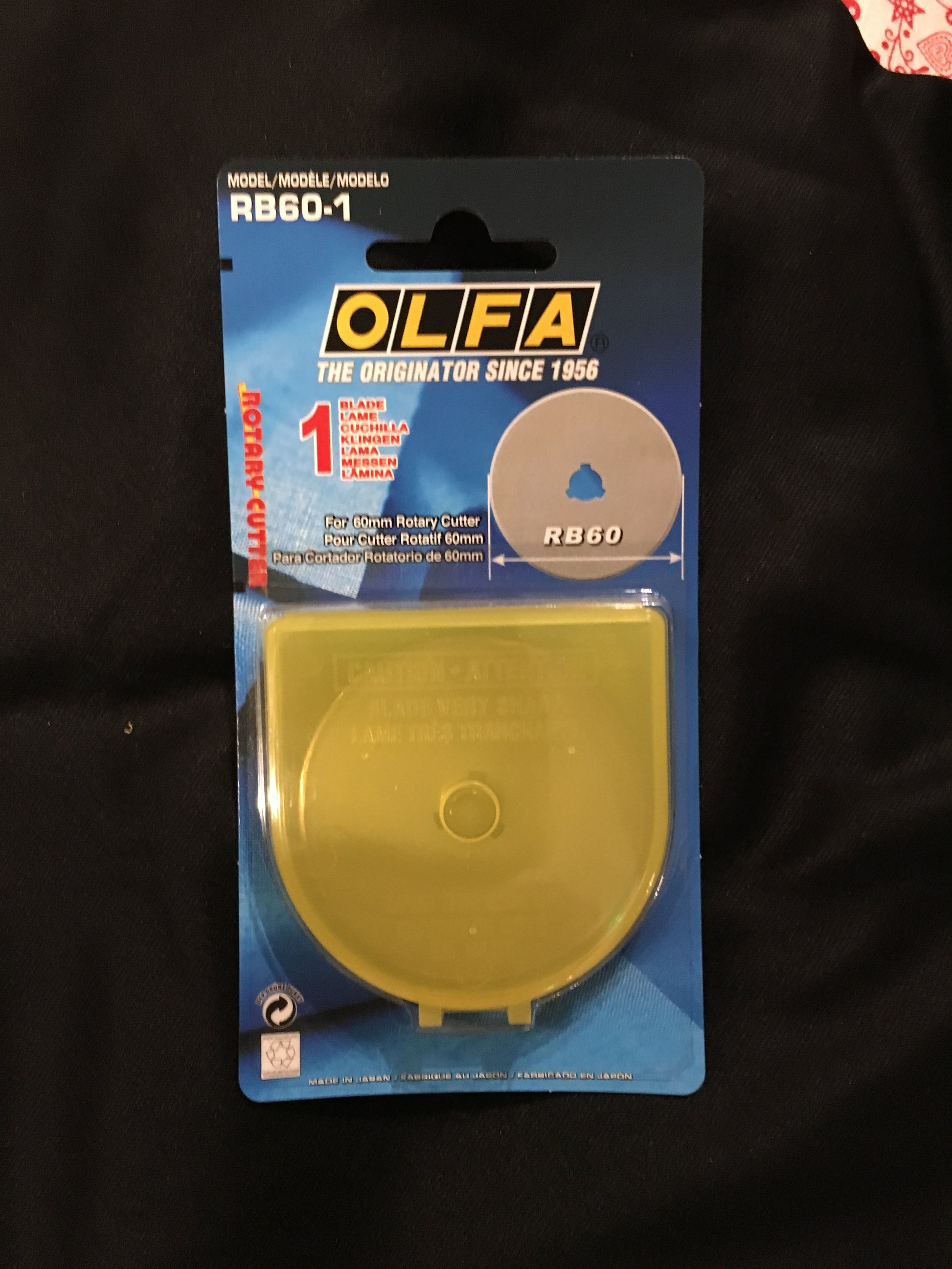 Olfa Rotary Cutter Blade 60mm image 0