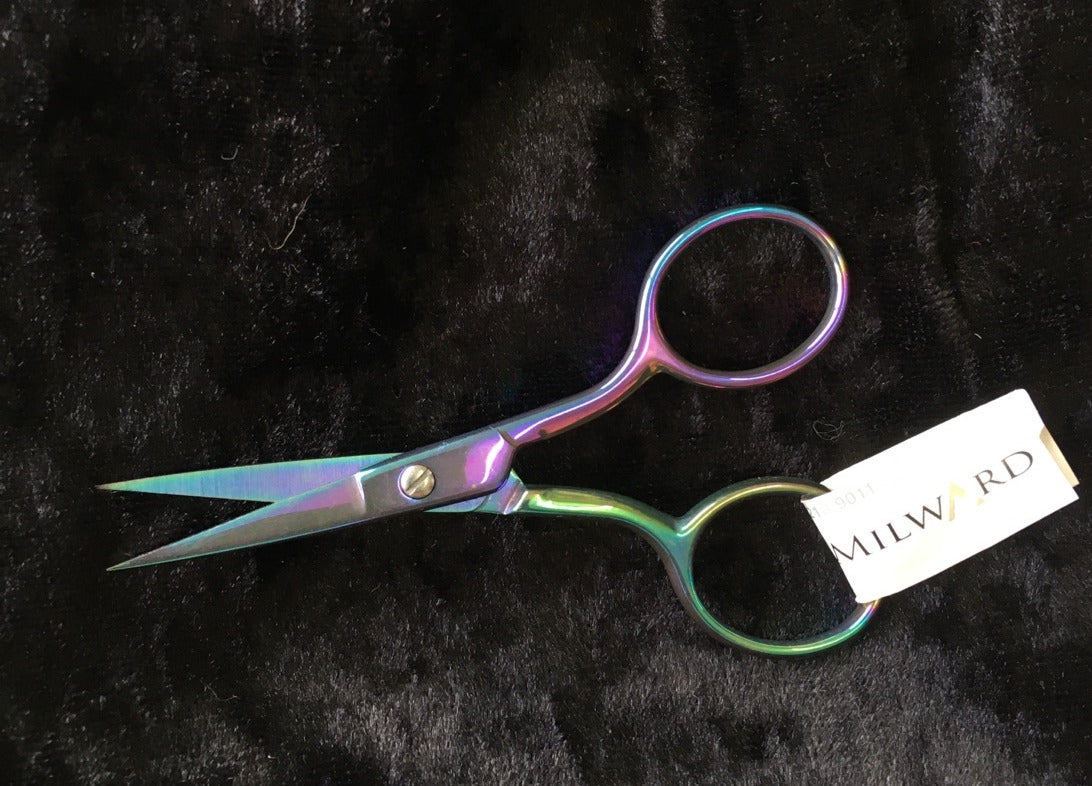 Milward 2 inch Rainbow embroidery scissors image 0