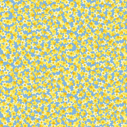 Hello Spring Daffodil blue image 0