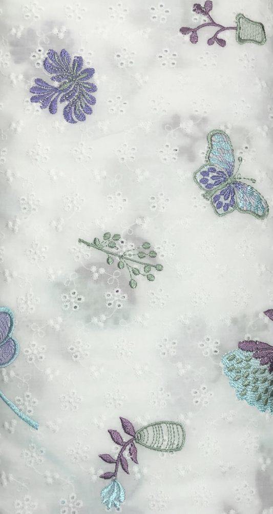 Embroidered broderie Anglaise image 0