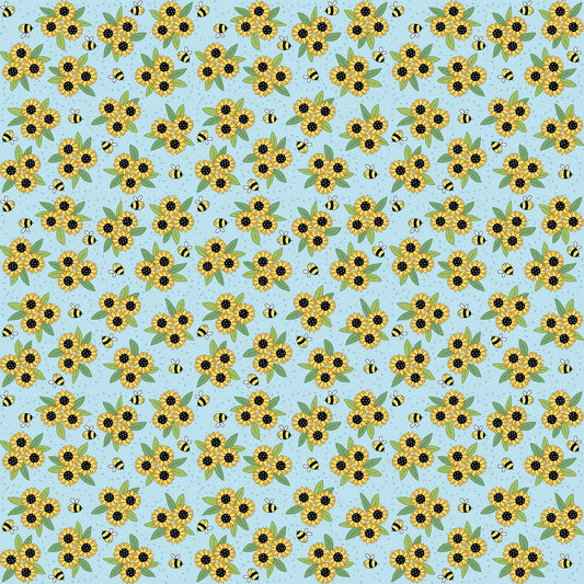 Sunny Honey by Makower - Sunflowers