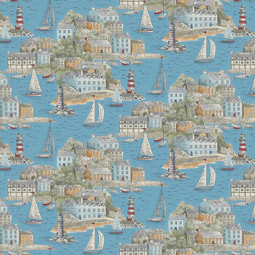 High Tide Harbour view - mid blue image 0