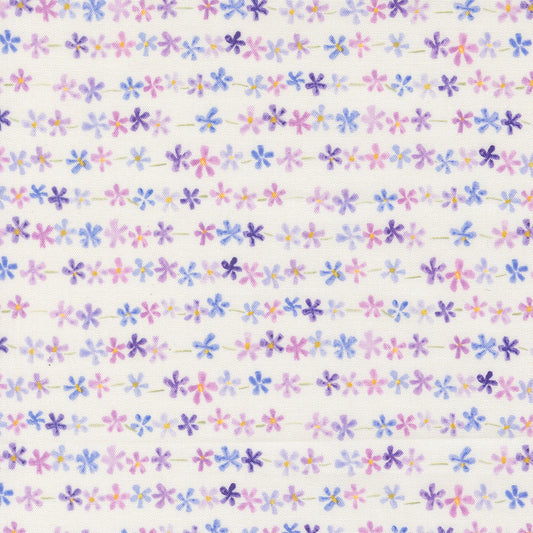 Delphinium by Janet Clare for Moda