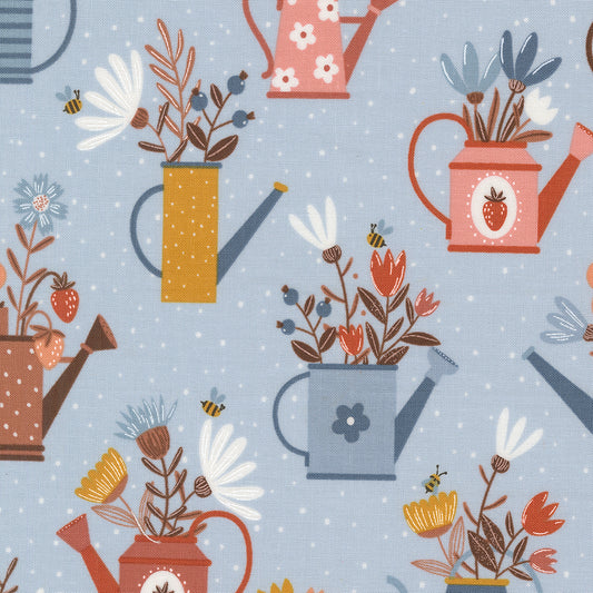 Blossoms and Blooms by Elena Amo for Moda - Powder Blue