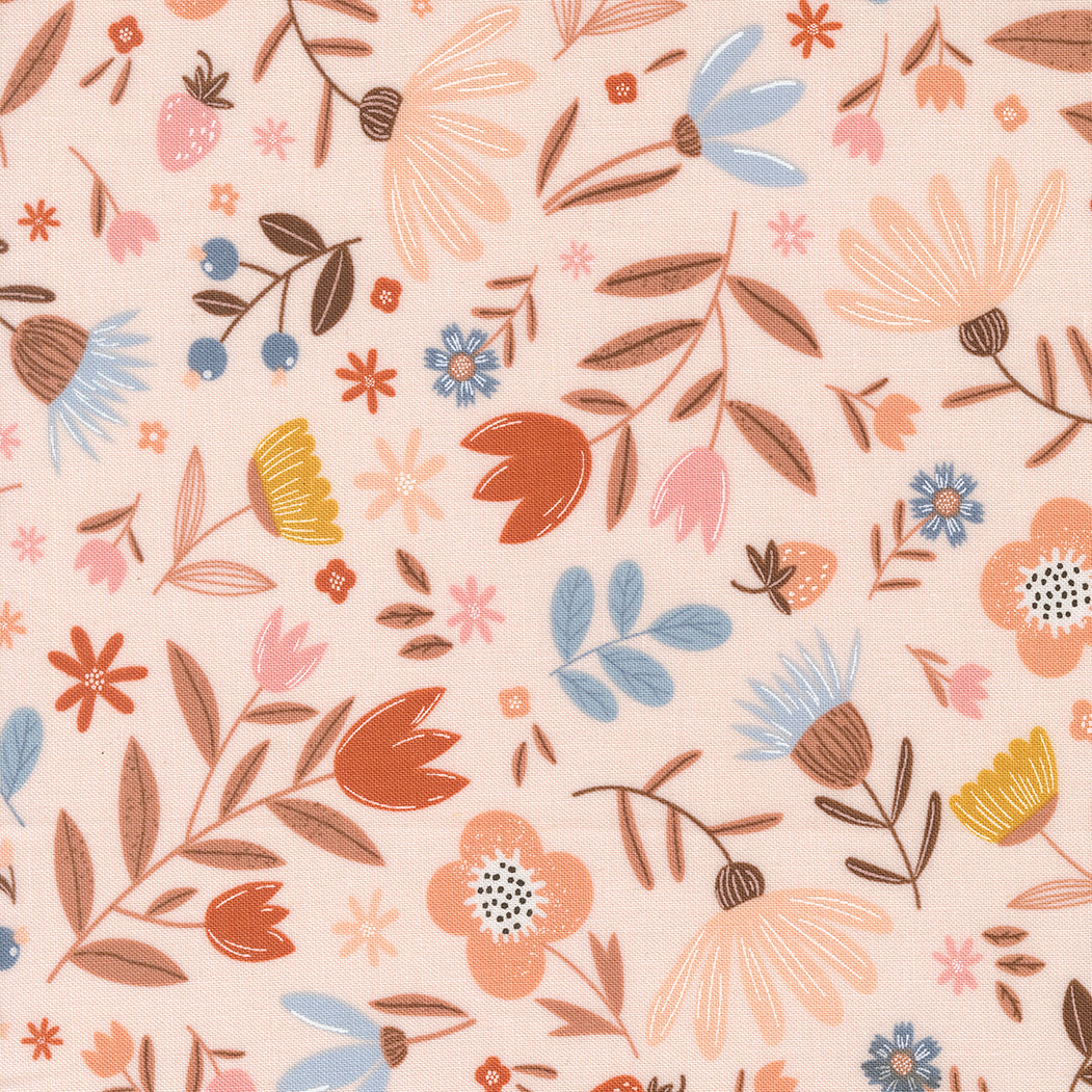 Blossoms and Blooms by Elena Amo for Moda - Blush