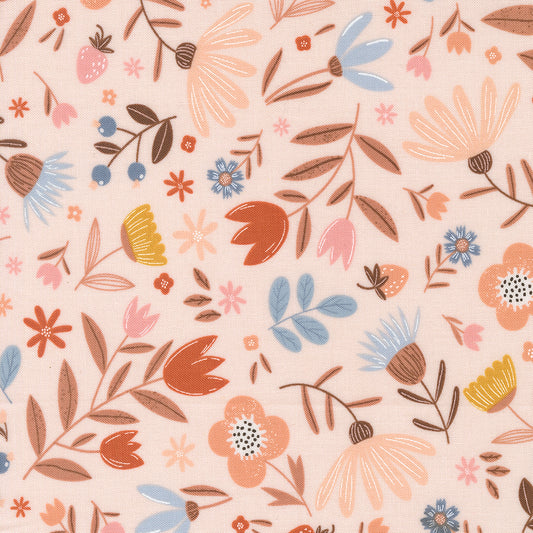 Blossoms and Blooms by Elena Amo for Moda - Blush